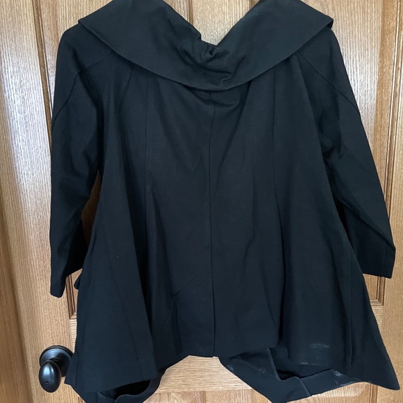 Lane Bryant Black Off-the-Shoulder Blazer - Picture 3 of 3